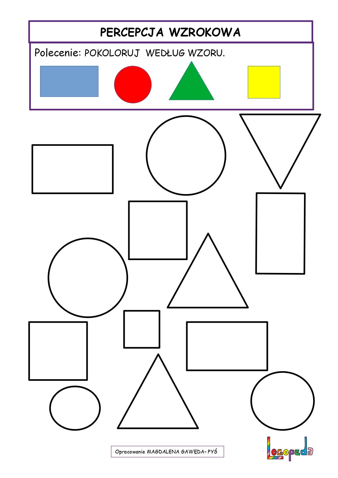 Рисунок семьи из геометрических фигур